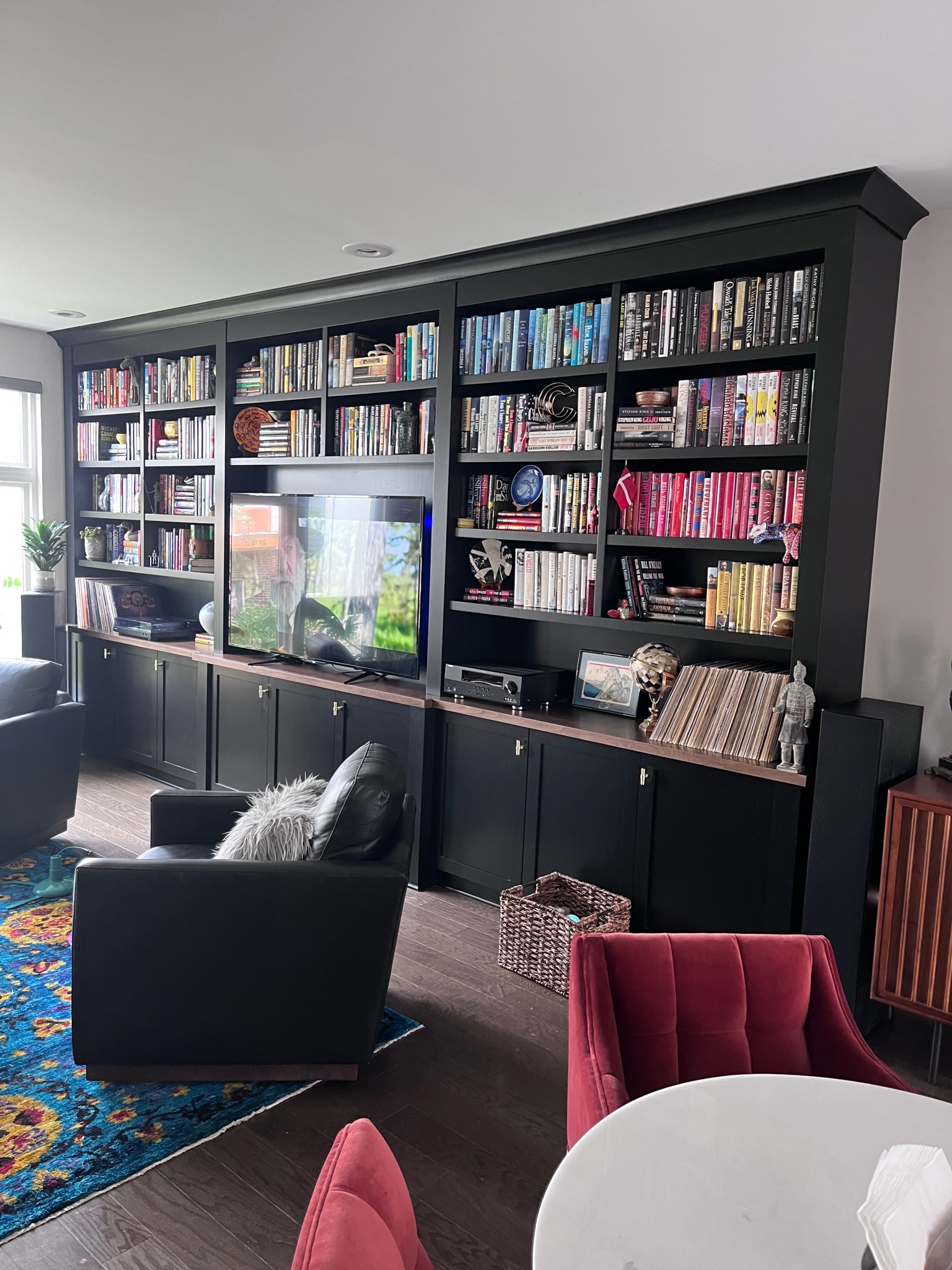 Awesome Bookcase and Media Center